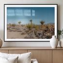 Joshua Tree Wall Art Canvas Print – Framed Desert Landscape