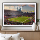 Chicago Bears Soldiers Field Wall Art Canvas Print – Framed