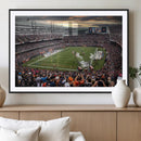 Chicago Bears Soldiers Field Wall Art Canvas Print – Framed by MyGreatCanvas | Canvas Wall Art Prints | Photo Prints & Wall Decor