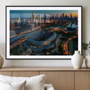 Chicago Bears Soldiers Field Wall Art Canvas Print – Framed