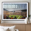 Cleveland Browns Stadium Wall Art Canvas Print – Framed NFL