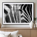 Zebra Stripes Wall Art Canvas Print – Black White Contrast by MyGreatCanvas | Canvas Wall Art Prints | Photo Prints & Wall Decor