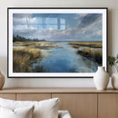 Marshland Wall Art Canvas Print – Serene Water Reflection by MyGreatCanvas | Canvas Wall Art Prints | Photo Prints & Wall Decor