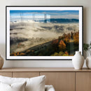 Misty Autumn Hills Wall Art Canvas Print, Foggy Forest by MyGreatCanvas | Canvas Wall Art Prints | Photo Prints & Wall Decor