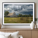Rustic Stormy Barn Wall Art Canvas Print, Moody Country Farm by MyGreatCanvas | Canvas Wall Art Prints | Photo Prints & Wall Decor