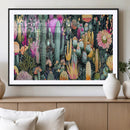 Colorful Desert Bloom Wall Art Canvas Print, Vibrant Cacti by MyGreatCanvas | Canvas Wall Art Prints | Photo Prints & Wall Decor