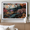 Whimsical Abstract Landscape Wall Art Canvas Print, Colorful by MyGreatCanvas | Canvas Wall Art Prints | Photo Prints & Wall Decor