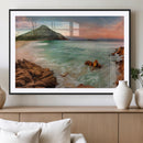 Coastal Landscape Wall Art Canvas Print – Rocky Shore and by MyGreatCanvas | Canvas Wall Art Prints | Photo Prints & Wall Decor