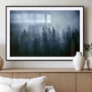 Foggy Pines Misty Forest Wall Art Print by MyGreatCanvas | Canvas Wall Art Prints | Photo Prints & Wall Decor