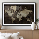 Vibrant Watercolor World Map Wall Art – Stunning Multicolor by MyGreatCanvas | Canvas Wall Art Prints | Photo Prints & Wall Decor