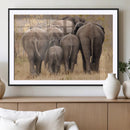 Wild Elephant Wall Art Canvas Print by MyGreatCanvas | Canvas Wall Art Prints | Photo Prints & Wall Decor