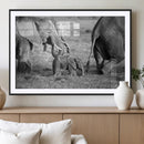 Wild Elephant Wall Art Canvas Print by MyGreatCanvas | Canvas Wall Art Prints | Photo Prints & Wall Decor