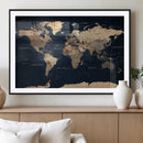 World Map Canvas Print – Detailed Map of the World Wall Art by MyGreatCanvas | Canvas Wall Art Prints | Photo Prints & Wall Decor