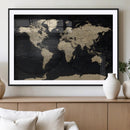 World Map Wall Art Print – Detailed Map of the World Wall by MyGreatCanvas | Canvas Wall Art Prints | Photo Prints & Wall Decor