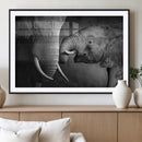 Elephant Family Wall Art Canvas, Framed Elephant Family by MyGreatCanvas | Canvas Wall Art Prints | Photo Prints & Wall Decor