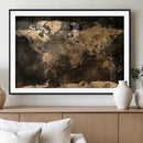 World Map Canvas Print, Modern Decorative Framed Map Artwork by MyGreatCanvas | Canvas Wall Art Prints | Photo Prints & Wall Decor