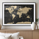 World Map Canvas Print – Detailed Map of the World Wall Art by MyGreatCanvas | Canvas Wall Art Prints | Photo Prints & Wall Decor