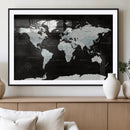 World Map Canvas Print – Framed Push Pin Wall Art, Color by MyGreatCanvas | Canvas Wall Art Prints | Photo Prints & Wall Decor