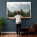 Misty Mountain Forest Wall Art Canvas Print by MyGreatCanvas | Canvas Wall Art Prints | Photo Prints & Wall Decor