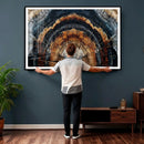 Abstract Wood Grain Canvas Print, Tree Ring Pattern Wall by MyGreatCanvas | Canvas Wall Art Prints | Photo Prints & Wall Decor