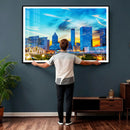 Atlanta Skyline Wall Art Canvas Print, Atlanta Downtown by MyGreatCanvas | Canvas Wall Art Prints | Photo Prints & Wall Decor