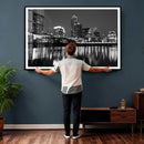 Austin Skyline Wall Art Canvas Print, Austin Downtown Night by MyGreatCanvas | Canvas Wall Art Prints | Photo Prints & Wall Decor