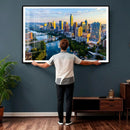 Austin Skyline Wall Art Canvas Print, Austin Downtown Night by MyGreatCanvas | Canvas Wall Art Prints | Photo Prints & Wall Decor