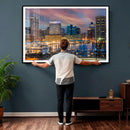 Baltimore Skyline Wall Art Canvas Print, Baltimore Downtown by MyGreatCanvas | Canvas Wall Art Prints | Photo Prints & Wall Decor