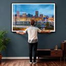 Baltimore Skyline Wall Art Canvas Print, Baltimore Downtown by MyGreatCanvas | Canvas Wall Art Prints | Photo Prints & Wall Decor
