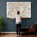 Abstract Bison Wall Art Canvas Print - Abstract Longhorn by MyGreatCanvas | Canvas Wall Art Prints | Photo Prints & Wall Decor