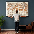 Gazelle Wall Art Canvas Print - Abstract Antelope Wall Art by MyGreatCanvas | Canvas Wall Art Prints | Photo Prints & Wall Decor