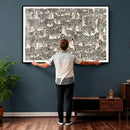 Abstract Zebra Wall Art Canvas Print for Farmhouse Decor by MyGreatCanvas | Canvas Wall Art Prints | Photo Prints & Wall Decor
