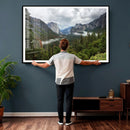 Yosemite Valley Wall Art Canvas Print – Misty Mountain by MyGreatCanvas | Canvas Wall Art Prints | Photo Prints & Wall Decor