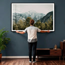 Mountain Forest Wall Art Canvas Print, Alpine Landscape by MyGreatCanvas | Canvas Wall Art Prints | Photo Prints & Wall Decor