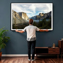 Yosemite Valley Mountain Wall Art Canvas Print, Granite by MyGreatCanvas | Canvas Wall Art Prints | Photo Prints & Wall Decor