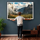 Yosemite Valley River Wall Art Canvas Print by MyGreatCanvas | Canvas Wall Art Prints | Photo Prints & Wall Decor