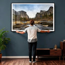 Yosemite Valley Mountain Landscape Wall Art Canvas Print, by MyGreatCanvas | Canvas Wall Art Prints | Photo Prints & Wall Decor