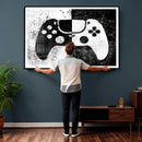 Abstract Gaming Controller Wall Art Canvas Print by MyGreatCanvas | Canvas Wall Art Prints | Photo Prints & Wall Decor