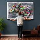 Graffiti Gaming Canvas Wall Art For Bedroom - Gaming Wall by MyGreatCanvas | Canvas Wall Art Prints | Photo Prints & Wall Decor