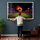 Auburn Stadium Wall Art Canvas Print, College Football Night by MyGreatCanvas | Canvas Wall Art Prints | Photo Prints & Wall Decor