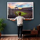 Auburn Stadium Sunset Wall Art Canvas Print, Jordan Hare by MyGreatCanvas | Canvas Wall Art Prints | Photo Prints & Wall Decor