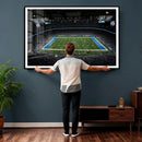 Detroit Lions Stadium Wall Art Canvas Print, Football Field by MyGreatCanvas | Canvas Wall Art Prints | Photo Prints & Wall Decor