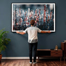 Winter Heather Wall Art Canvas Print, Frosted Floral Nature by MyGreatCanvas | Canvas Wall Art Prints | Photo Prints & Wall Decor