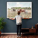 Texas Longhorn Cattle Wall Art Canvas Print: Western Ranch by MyGreatCanvas | Canvas Wall Art Prints | Photo Prints & Wall Decor