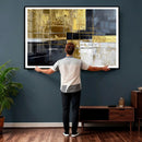 Gold Navy Abstract Wall Art Canvas Print, Modern Luxury by MyGreatCanvas | Canvas Wall Art Prints | Photo Prints & Wall Decor