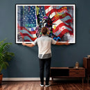 USA Statue of Liberty Graffiti Street Art Wall Art Canvas by MyGreatCanvas | Canvas Wall Art Prints | Photo Prints & Wall Decor