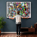 Abstract Graffiti Collage Street Art Wall Art Canvas Print by MyGreatCanvas | Canvas Wall Art Prints | Photo Prints & Wall Decor