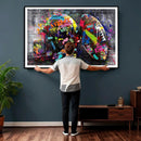 Graffiti American Football Helmet Street Art Wall Art Canvas by MyGreatCanvas | Canvas Wall Art Prints | Photo Prints & Wall Decor
