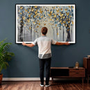 Golden Butterfly Tree Abstract Wall Art Canvas Print, Modern by MyGreatCanvas | Canvas Wall Art Prints | Photo Prints & Wall Decor