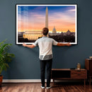 Washington DC Skyline Wall Art Canvas Print – Lincoln by MyGreatCanvas | Canvas Wall Art Prints | Photo Prints & Wall Decor